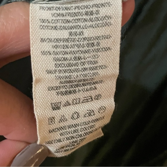 Free People Lovely Day Button Down Long Sleeve Top/Blouse Oversized Olive Green - Picture 5 of 5